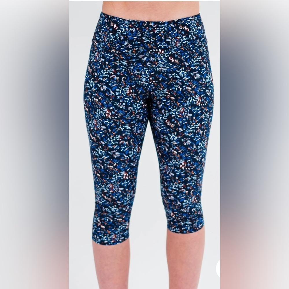 Calypsa by Modli Plus Size 4X Modest Swim Capris Leggings NWT UPF 50